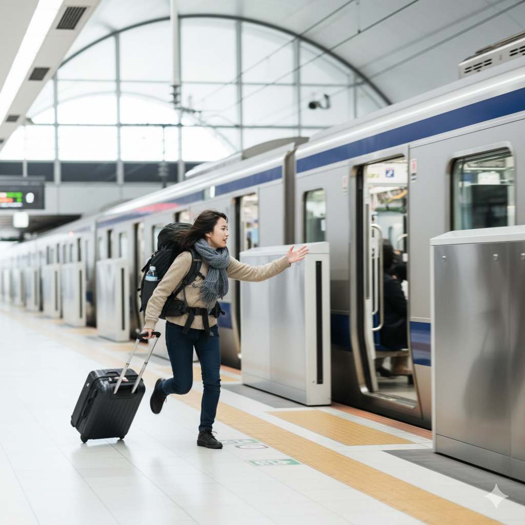 How People End Up Missing Their Last Airport Train in Tokyo