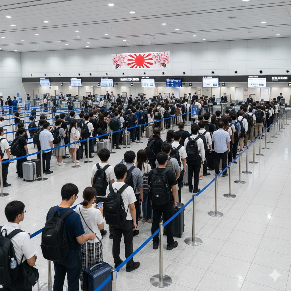 The One Line at Haneda Airport That Always Moves the Slowest